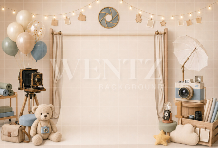 Fabric Photography Background Little Photographer Cake Smash / Backdrop 8790