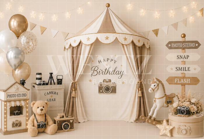 Fabric Photography Background Little Photographer Cake Smash / Backdrop 8809