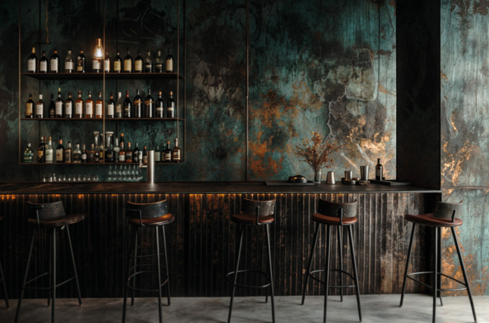 Fabric Photography Background Pub Father's Day / Backdrop 6082