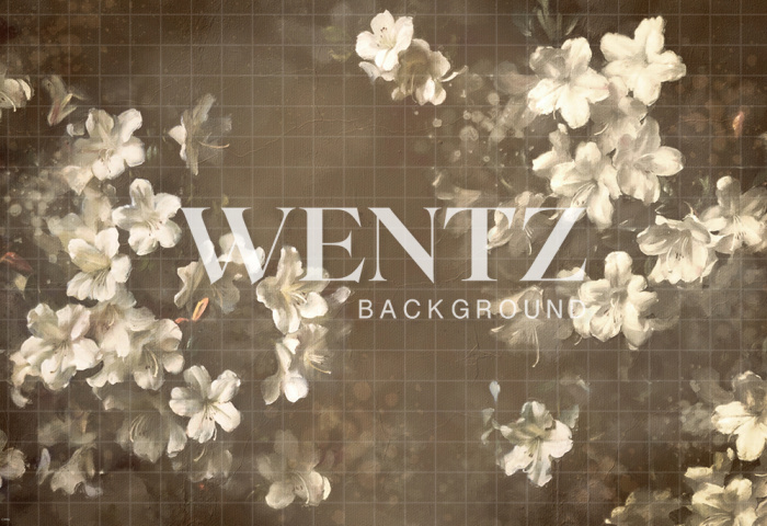 Fabric Photography Background Flowers Fine Art / Backdrop CW86