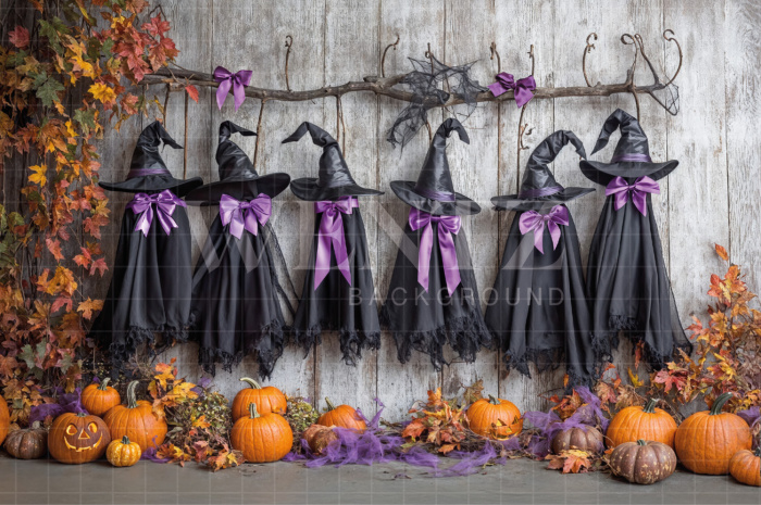 Fabric Photography Background Halloween / Backdrop 7618