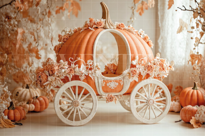 Fabric Photography Background Halloween / Backdrop 7625