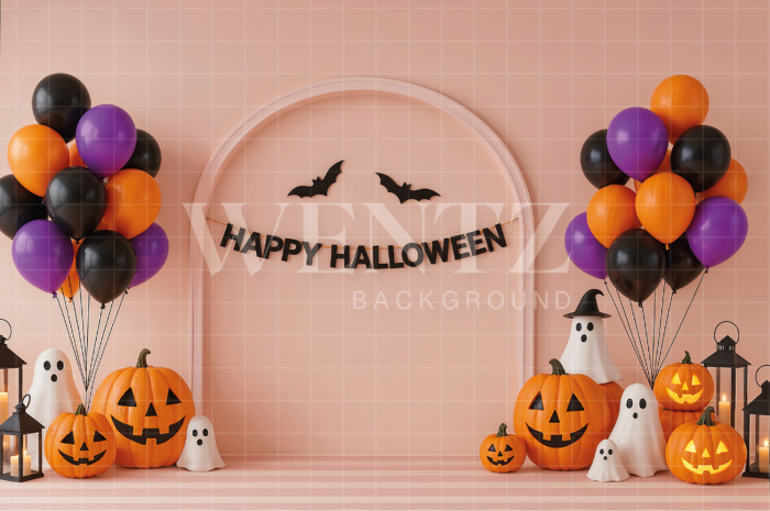 Fabric Photography Background Halloween / Backdrop 7662