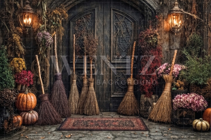 Fabric Photography Background Halloween / Backdrop 7663