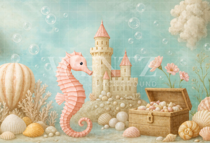 Fabric Photography Background Seabed / Backdrop 7181