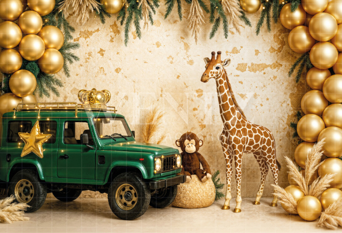 Fabric Photography Background Safari / Backdrop 7182