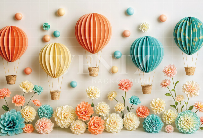 Fabric Photography Background Balloon / Backdrop  7185