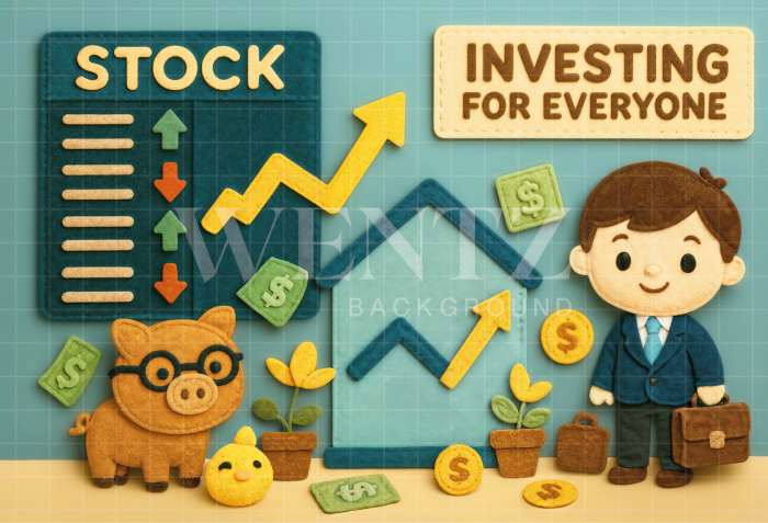 Fabric Photography Background / Backdrop Little Boss / Backdrop 7208