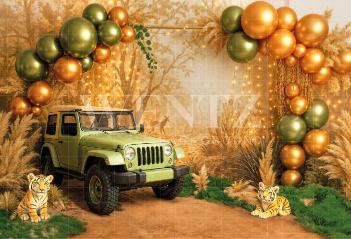 Fabric Photography Background Safari / Backdrop 7137