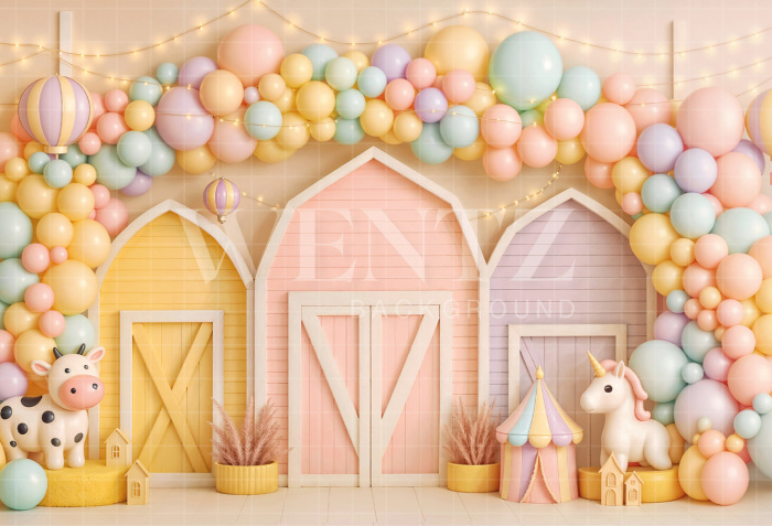 Fabric Photography Background Cake Smash Candy Color / Backdrop 7142