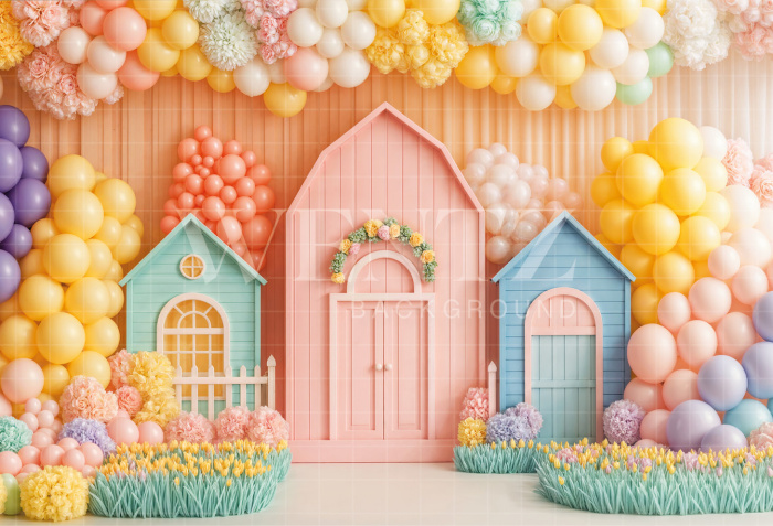 Fabric Photography Background Cake Smash Candy Color / Backdrop 7138