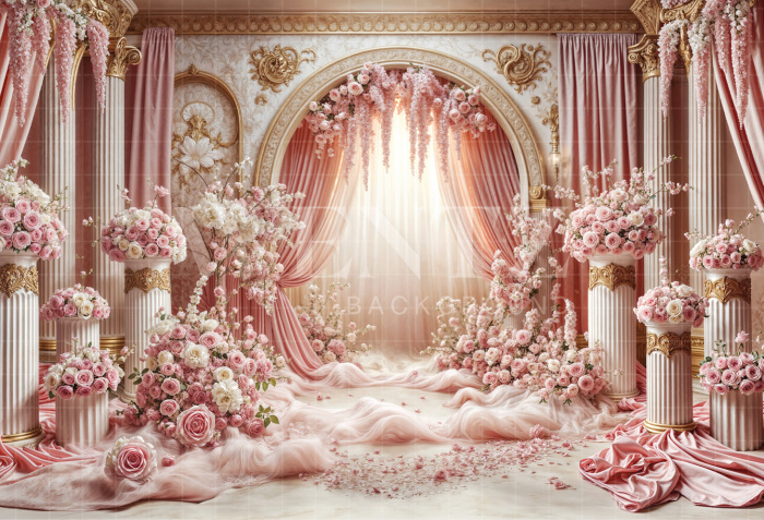 Fabric Photography Background Mother's Day Greek Room / Backdrop 6860