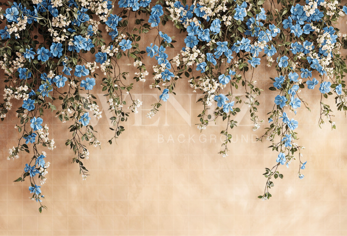 Fabric Photography Background Mother's Day Floral / Backdrop 6902