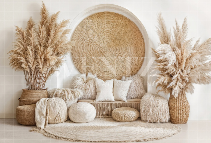 Fabric Photography Background Mother's Day Boho Room / Backdrop 6931