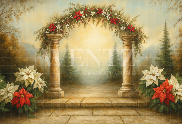 Fabric Photography Background Christmas / Backdrop 7433