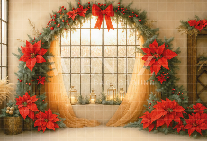 Fundo Fotográfico em Tecido Natal / Backdrop 7440