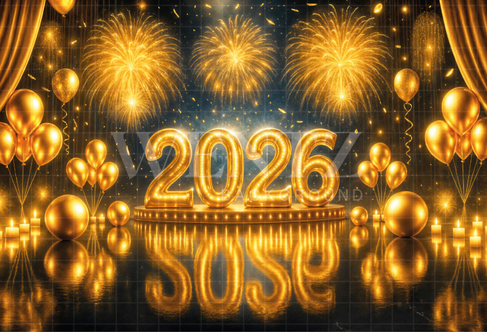 Fabric Photography Background New Year / Backdrop 7480