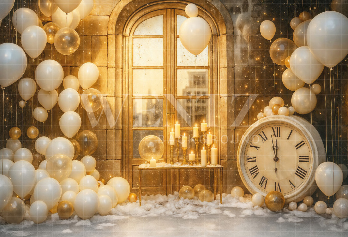 Fabric Photography Background New Year / Backdrop 7485