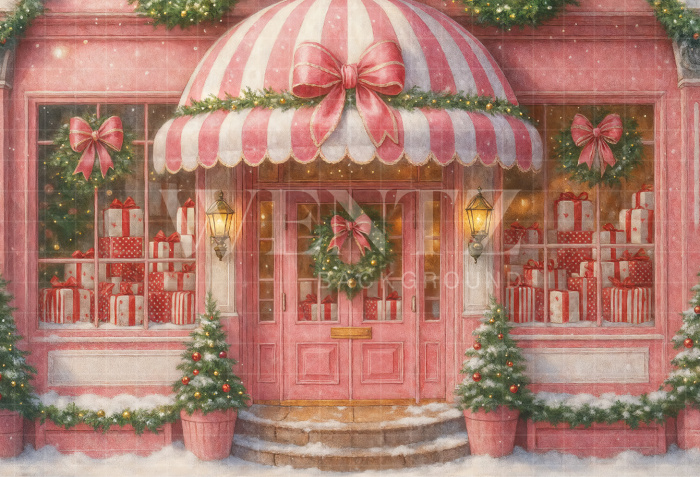 Fabric Photography Background Christmas / Backdrop 7383