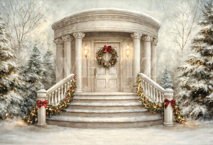 Fabric Photography Background Christmas / Backdrop 7392