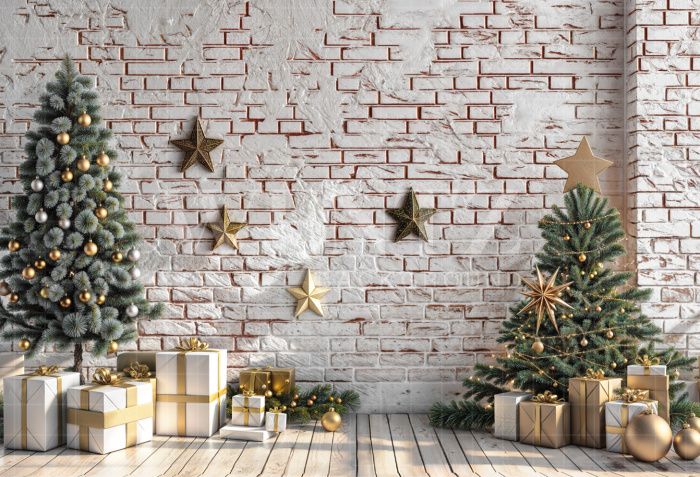 Fabric Photography Background Christmas / Backdrop 6292
