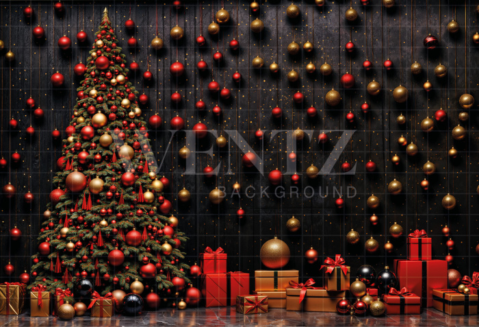 Fabric Photography Background Christmas / Backdrop 6291