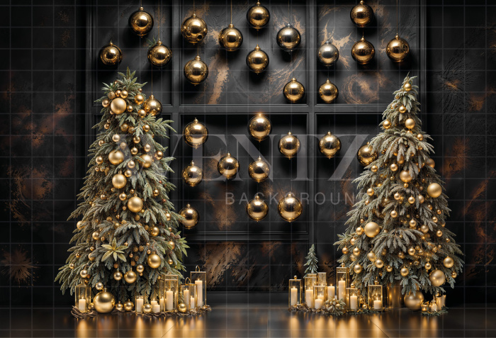 Fabric Photography Background Christmas / Backdrop 6288