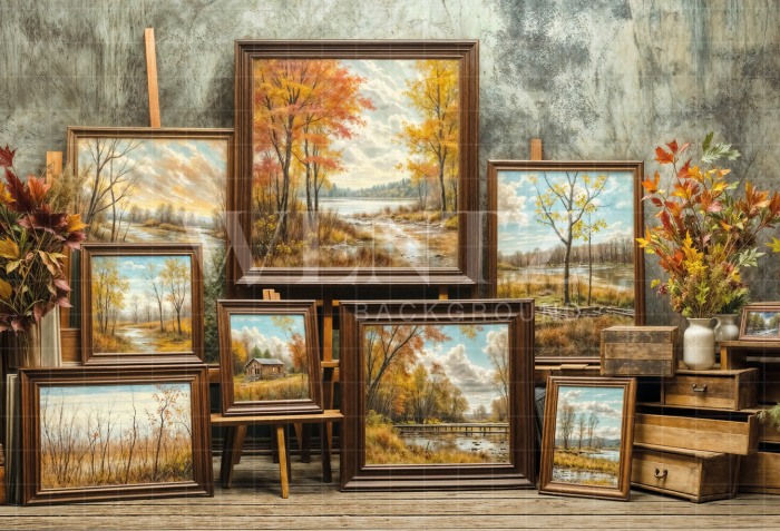 Fabric Photography Background Fall / Backdrop 7023