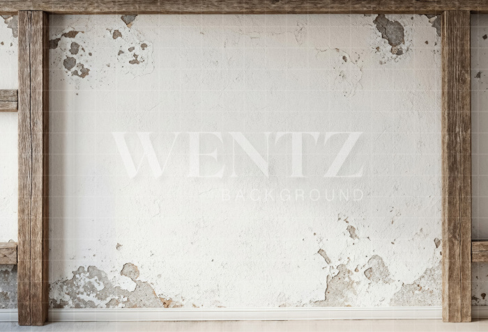 Fabric Photo Background Rustic Wall for Father's Day / Backdrop 7271