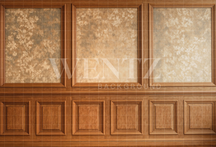 Fabric Photography Background Boiserie Father's Day / Backdrop 7125