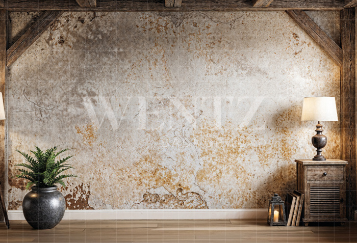 Fabric Photo Background Rustic Wall for Father's Day / Backdrop 7259