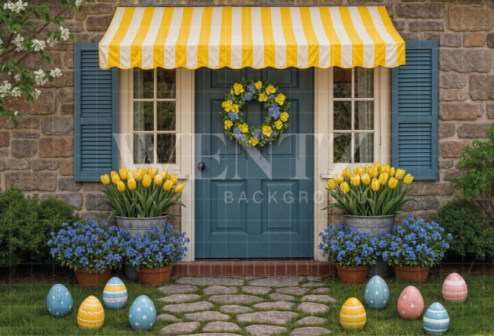 Fabric Photography Background Easter / Backdrop 7943