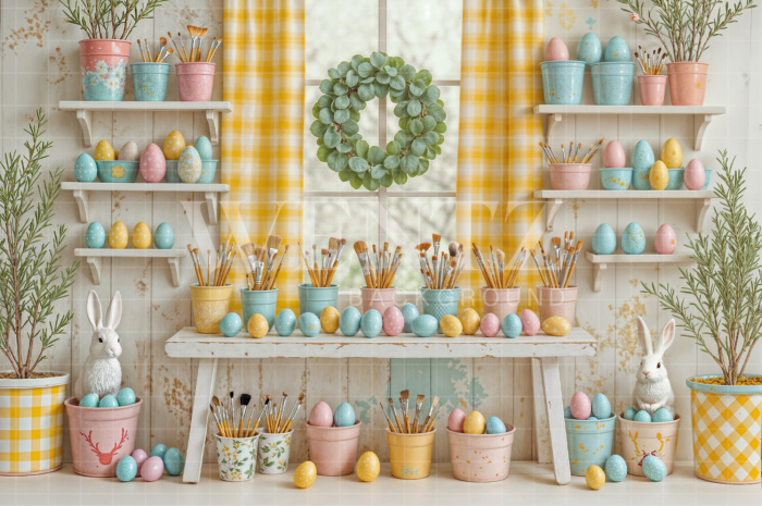 Fabric Photography Background Easter Workshop / Backdrop 7946