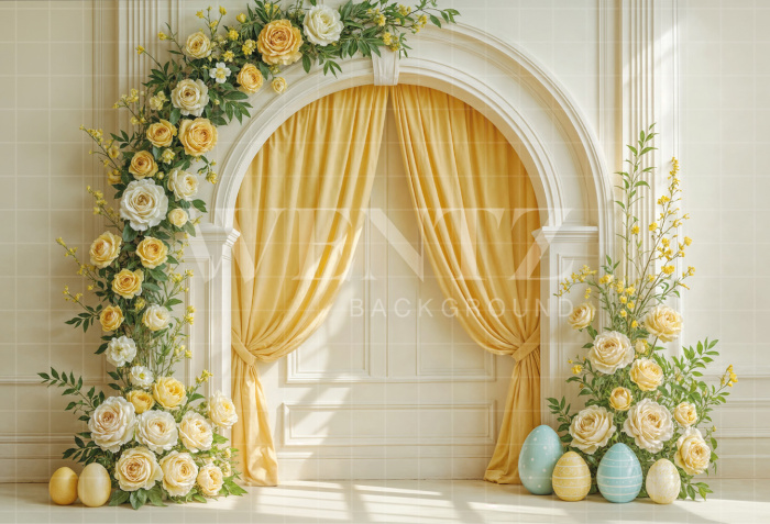 Fabric Photography Background Easter / Backdrop 7944