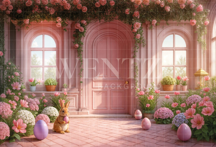 Fabric Photography Background Easter / Backdrop 7958