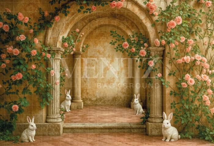 Fabric Photography Background Easter / Backdrop 7959