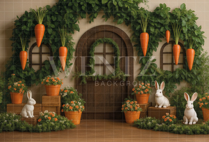 Fabric Photography Background Easter / Backdrop 7963