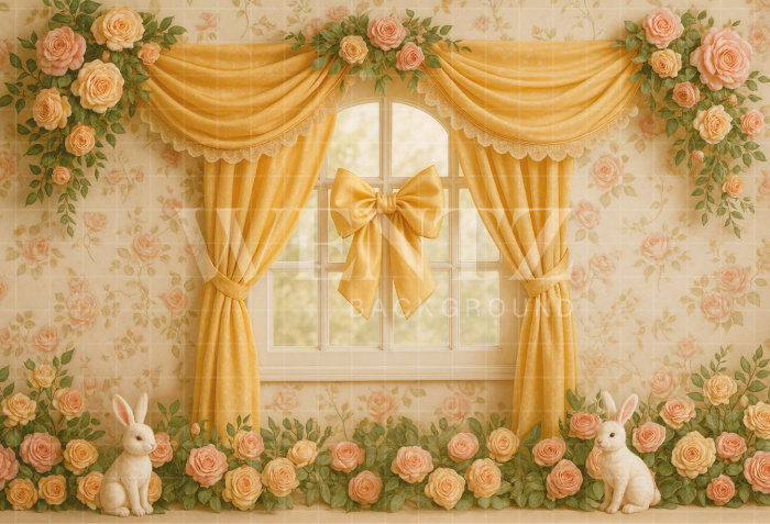 Fabric Photography Background Easter / Backdrop 7965
