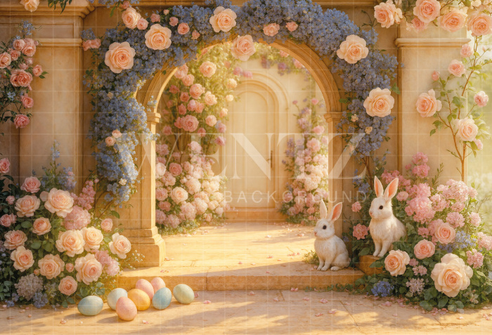 Fabric Photography Background Easter / Backdrop 7970