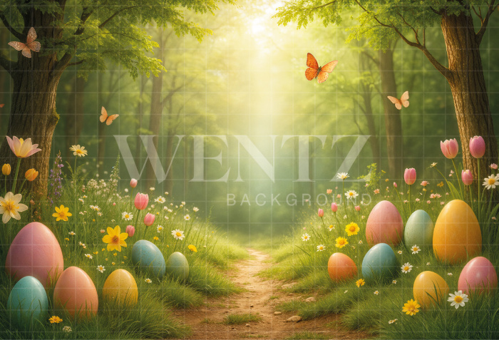 Fabric Photography Background Easter / Backdrop 7974