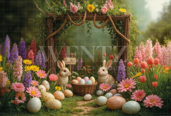 Fabric Photography Background Easter / Backdrop 7975
