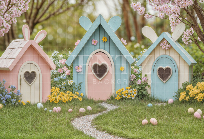 Fabric Photography Background Easter / Backdrop 7978