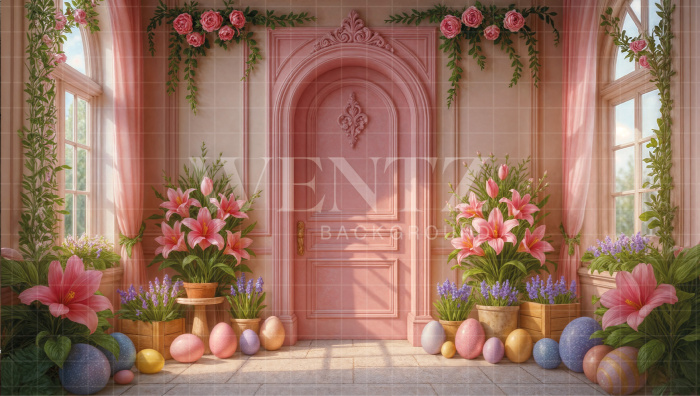 Fundo Fotográfico em Tecido Páscoa / Backdrop 7981
