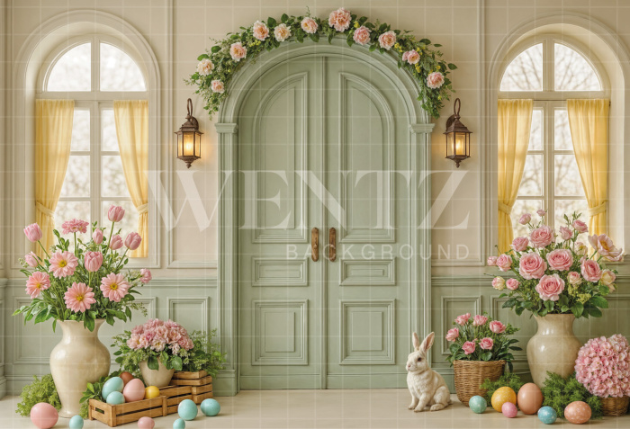 Fabric Photography Background Easter / Backdrop 7993