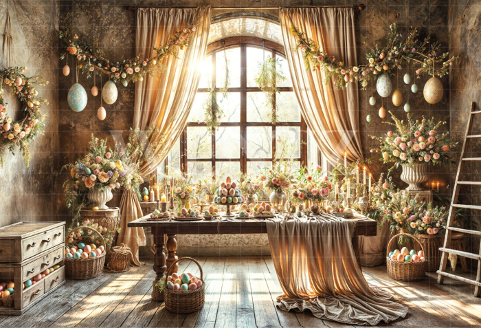 Fabric Photography Background Easter / Backdrop 6673