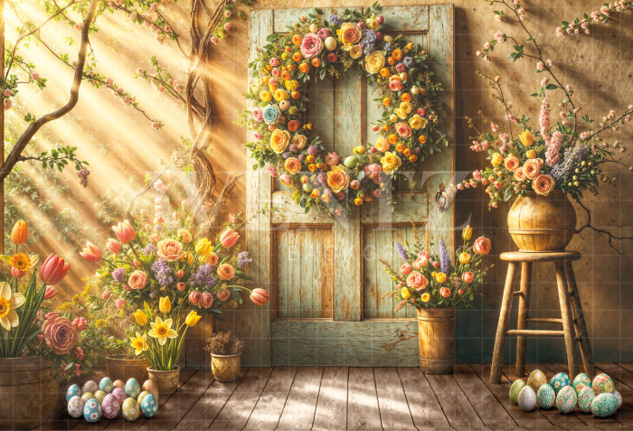 Fabric Photography Background Easter / Backdrop 6700