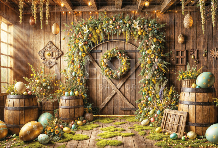 Fabric Photography Background Easter / Backdrop 6706