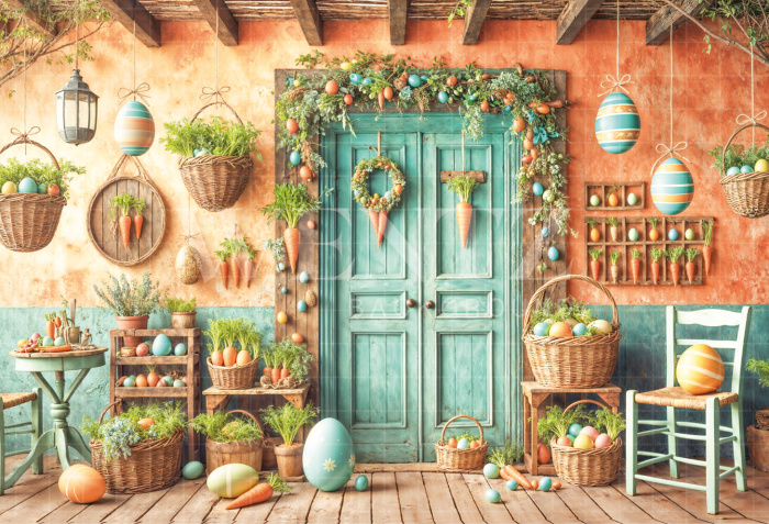 Fabric Photography Background Easter / Backdrop 6724