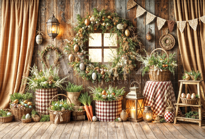 Fabric Photography Background Easter / Backdrop 6751