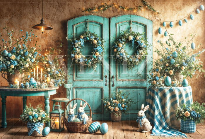 Fabric Photography Background Easter / Backdrop 6756